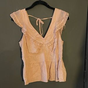 Old Navy Medium Boho style top dusty rose